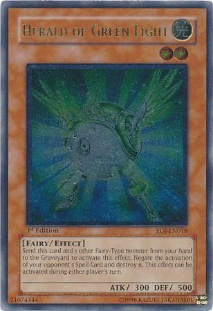 Ultimate Rare - Herald of Green Light - EOJ-EN018 1st Edition