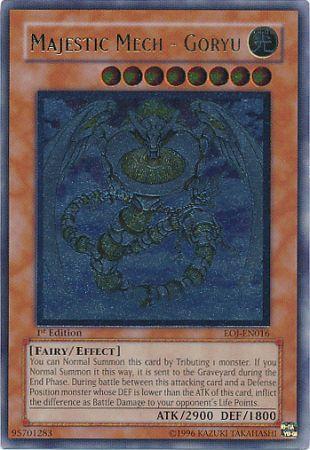 Ultimate Rare Majestic Mech Goryu EOJ EN016 1st Edition Ultimate Rare Majestic Mech Goryu EOJ EN016 1st Edition