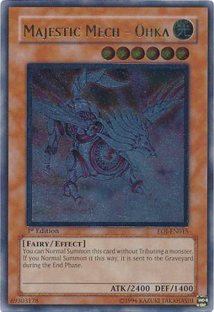 Ultimate Rare Majestic Mech Ohka EOJ EN015 1st Edition Ultimate Rare Majestic Mech Ohka EOJ EN015 1st Edition