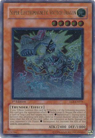 Ultimate Rare Super Electromagnetic Voltech Dragon EOJ EN031 1st Edition Ultimate Rare Super Electromagnetic Voltech Dragon EOJ EN031 1st Edition