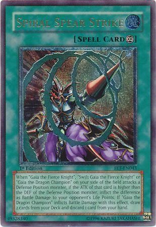 Spiral Spear Strike MIL1-EN043 Common Yu-Gi-Oh Card Mint 1st Edition New 