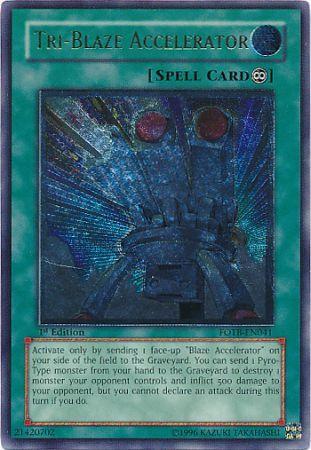 Ultimate Rare - Tri-Blaze Accelerator - FOTB-EN041 1st Edition