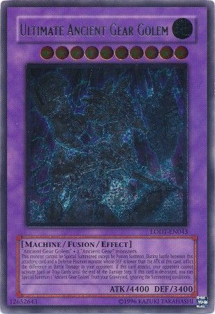 Yugioh! Gear Golem the Moving Fortress AST-018 Ultra Rare 1st Edition NM