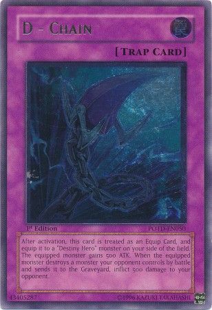 Ultimate Rare D Chain POTD EN050 1st Edition Ultimate Rare D Chain POTD EN050 1st Edition
