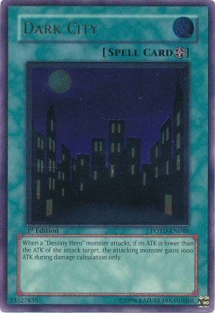 Ultimate Rare Dark City POTD EN048 1st Edition Power of the Duelist POTD 1st Edition Singles Ultimate Rare Dark City POTD EN048 1st Edition Power of the Duelist POTD 1st Edition Singles