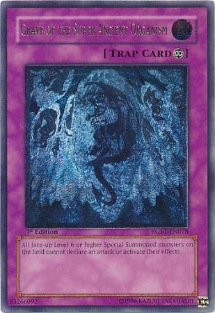 Ultimate Rare - Grave of the Super Ancient Organism - RGBT-EN078 1st Edition