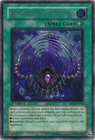 Ultimate Rare Necklace of Command RDS EN040 1st Edition Ultimate Rare Necklace of Command RDS EN040 1st Edition
