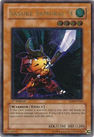 Ultimate Rare Sasuke Samurai 4 RDS EN016 1st Edition Ultimate Rare Sasuke Samurai 4 RDS EN016 1st Edition