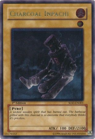 Ultimate Rare Charcoal Inpachi SOD EN001 1st Edition Ultimate Rare Charcoal Inpachi SOD EN001 1st Edition