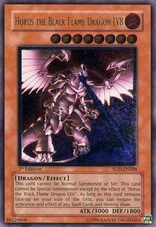 Horus the Black Flame Dragon LV8 (Ultimate Rare)