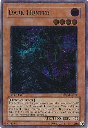 Ultimate Rare Dark Hunter TDGS EN033 1st Edition The Duelist Genesis TDGS 1st Edition Singles Ultimate Rare Dark Hunter TDGS EN033 1st Edition The Duelist Genesis TDGS 1st Edition Singles