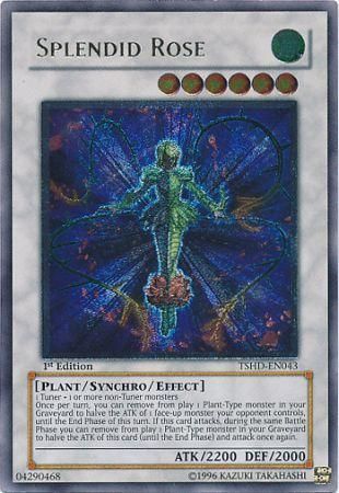 Ultimate Rare Splendid Rose TSHD EN043 1st Edition The Shining Darkness TSHD 1st Edition Singles Ultimate Rare Splendid Rose TSHD EN043 1st Edition The Shining Darkness TSHD 1st Edition Singles