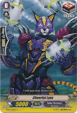 Cheerful Lynx BT02 046EN Common C Vol 2 Onslaught of Dragon Souls Singles Cheerful Lynx BT02 046EN Common C Vol 2 Onslaught of Dragon Souls Singles