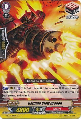 Gatling Claw Dragon BT02 064EN Common C Gatling Claw Dragon BT02 064EN Common C