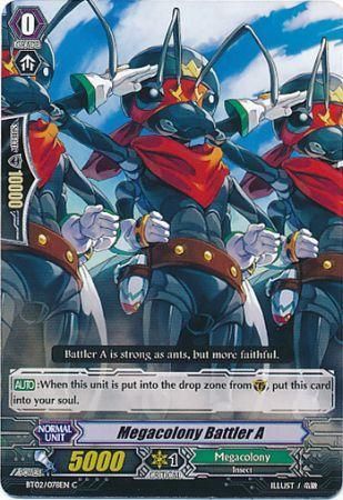 Megacolony Battler A BT02 078EN Common C Vol 2 Onslaught of Dragon Souls Singles Megacolony Battler A BT02 078EN Common C Vol 2 Onslaught of Dragon Souls Singles