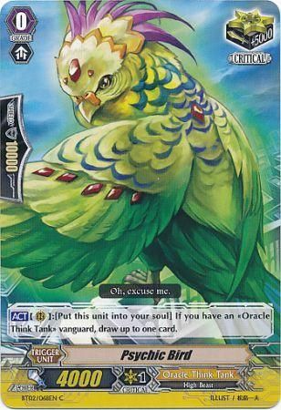 Psychic Bird BT02 068EN Common C Psychic Bird BT02 068EN Common C