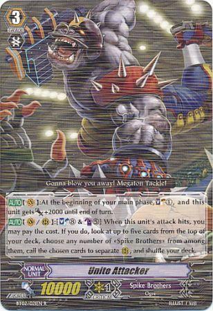 Unite Attacker BT02 021EN Rare R Vol 2 Onslaught of Dragon Souls Singles Unite Attacker BT02 021EN Rare R Vol 2 Onslaught of Dragon Souls Singles