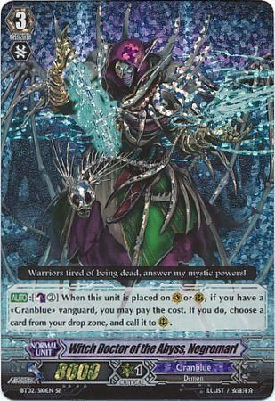 Witch Doctor of the Abyss Negromarl BT02 S10EN Special Parallel SP Witch Doctor of the Abyss Negromarl BT02 S10EN Special Parallel SP