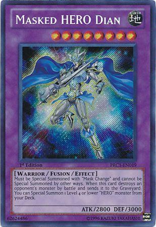 Rare 1st Edition YuGiOh NEW 3 x TOCH-EN046 Masked HERO Dian 