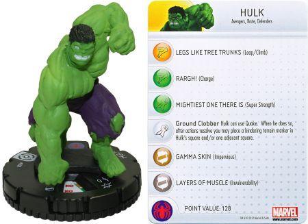 Marvel Heroclix Galactic Guardians Hulk 207