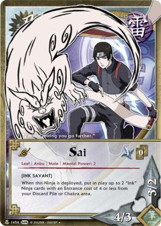 Sai Ink Savant 1454 Uncommon Naruto Kage Summit Sai Ink Savant 1454 Uncommon Naruto Kage Summit