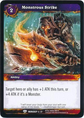 Monstrous Strike 5 27 Murkdeep Common Monstrous Strike 5 27 Murkdeep Common
