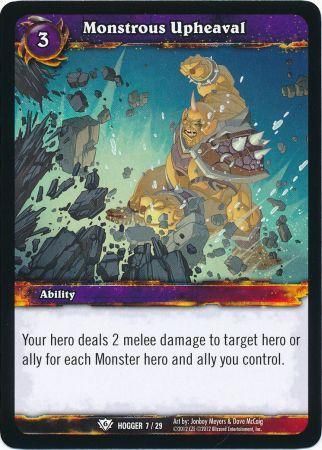 Monstrous Upheaval 7 29 Hogger Common WoW Hogger Warrior Monstrous Upheaval 7 29 Hogger Common WoW Hogger Warrior