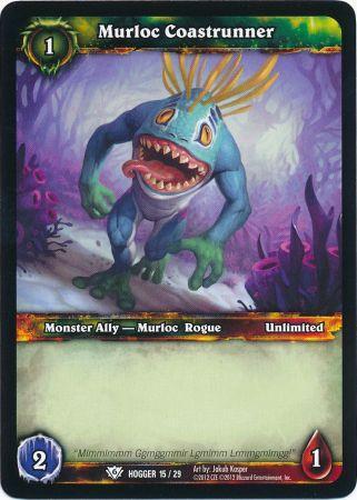 Murloc Coastrunner 15 29 Hogger Common WoW Hogger Warrior Murloc Coastrunner 15 29 Hogger Common WoW Hogger Warrior