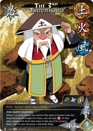 The 3rd Tsuchikage The Earth Shadow 1435 Super Rare The 3rd Tsuchikage The Earth Shadow 1435 Super Rare