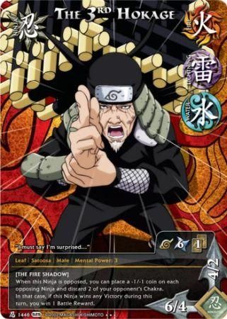 The 3rd Hokage The Fire Shadow 1446 Super Rare The 3rd Hokage The Fire Shadow 1446 Super Rare