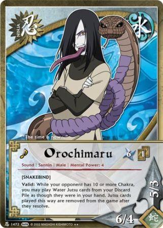 Orochimaru Snakebind 1472 Rare Orochimaru Snakebind 1472 Rare