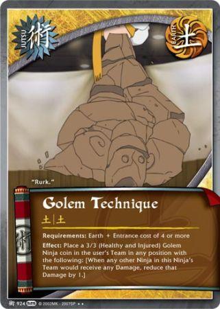 Golem Technique 924 Rare Golem Technique 924 Rare