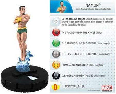 Namor 009 Galactic Guardians Marvel Heroclix Namor 009 Galactic Guardians Marvel Heroclix