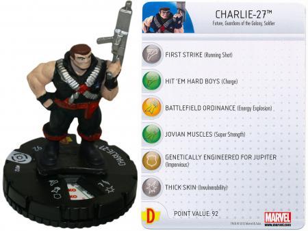 Charlie 27 012 Galactic Guardians Marvel Heroclix Charlie 27 012 Galactic Guardians Marvel Heroclix