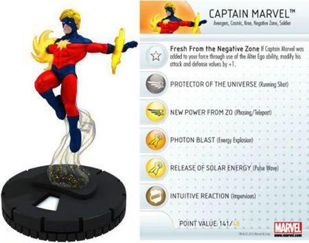 Captain Marvel 031 Galactic Guardians Marvel Heroclix Captain Marvel 031 Galactic Guardians Marvel Heroclix