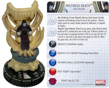 Mistress Death Skeletal 044 Galactic Guardians Marvel Heroclix Mistress Death Skeletal 044 Galactic Guardians Marvel Heroclix