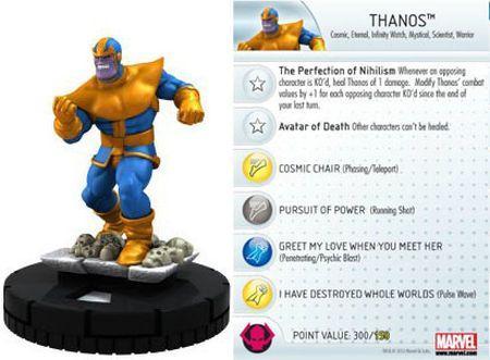 Thanos 045 Galactic Guardians Marvel Heroclix Thanos 045 Galactic Guardians Marvel Heroclix
