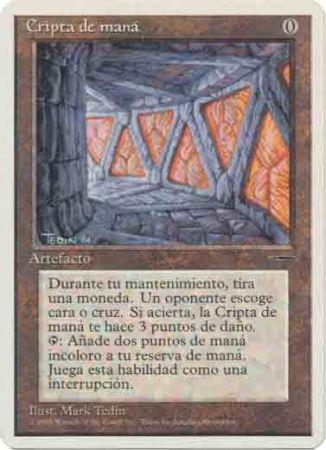 Cripta de mana Mana Crypt White Bordered Book Promo Spanish Spanish Promos Cripta de mana Mana Crypt White Bordered Book Promo Spanish Spanish Promos