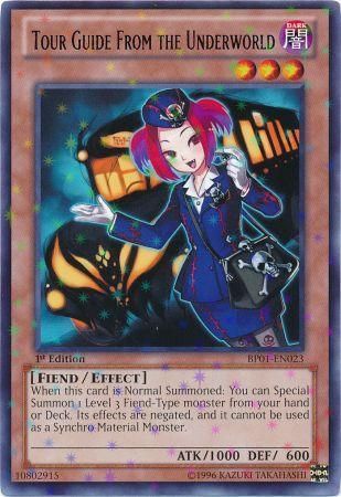 Tour Guide From the Underworld BP01 EN023 Starfoil Rare 1st Edition Tour Guide From the Underworld BP01 EN023 Starfoil Rare 1st Edition