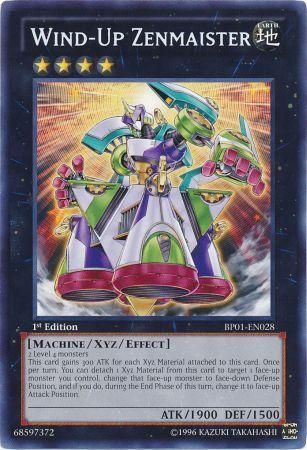 WIND-UP ZENMAISTER BP01-EN028 1st EDITION 2012 SERIES RARE YTCG