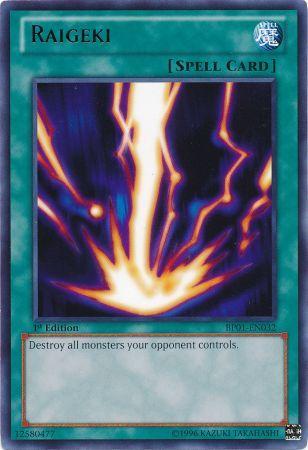RAIGEKI BP01-EN032 1st EDITION 2012 SERIES RARE YTCG