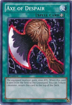 Axe of Despair BP01 EN067 Common 1st Edition Battle Pack Epic Dawn 1st Edition Singles Axe of Despair BP01 EN067 Common 1st Edition Battle Pack Epic Dawn 1st Edition Singles
