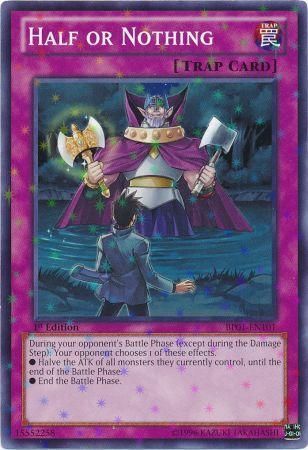 Half or Nothing BP01 EN101 Starfoil Rare 1st Edition Battle Pack Epic Dawn 1st Edition Starfoil Singles Half or Nothing BP01 EN101 Starfoil Rare 1st Edition Battle Pack Epic Dawn 1st Edition Starfoil Singles