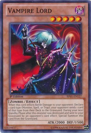 Vampire Lord BP01 EN127 Common 1st Edition Battle Pack Epic Dawn 1st Edition Singles Vampire Lord BP01 EN127 Common 1st Edition Battle Pack Epic Dawn 1st Edition Singles