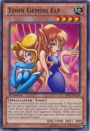 TOON GEMINI ELF BP01-EN128 1st EDITION 2012 SERIES COMMON YTCG