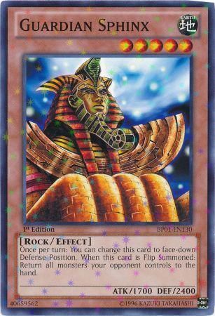 Guardian Sphinx BP01 EN130 Starfoil Rare 1st Edition Guardian Sphinx BP01 EN130 Starfoil Rare 1st Edition