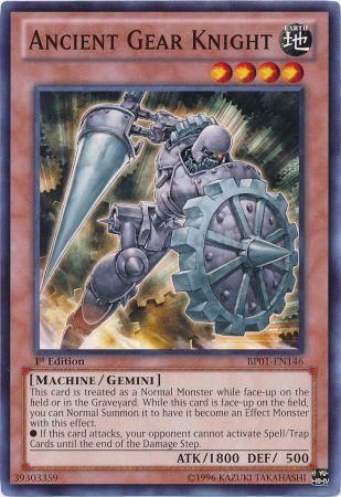 Ancient Gear Knight BP01 EN146 Common 1st Edition Battle Pack Epic Dawn 1st Edition Singles Ancient Gear Knight BP01 EN146 Common 1st Edition Battle Pack Epic Dawn 1st Edition Singles