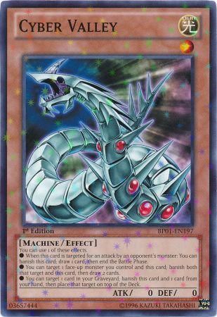 Cyber Valley BP01 EN197 Starfoil Rare 1st Edition Cyber Valley BP01 EN197 Starfoil Rare 1st Edition