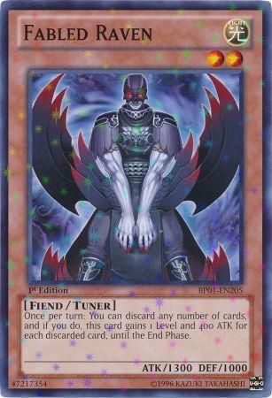 Fabled Raven BP01 EN205 Starfoil Rare 1st Edition Fabled Raven BP01 EN205 Starfoil Rare 1st Edition