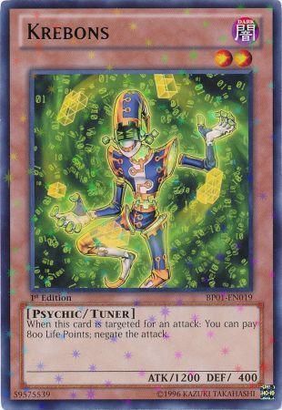 Krebons BP01 EN019 Starfoil Rare 1st Edition Krebons BP01 EN019 Starfoil Rare 1st Edition